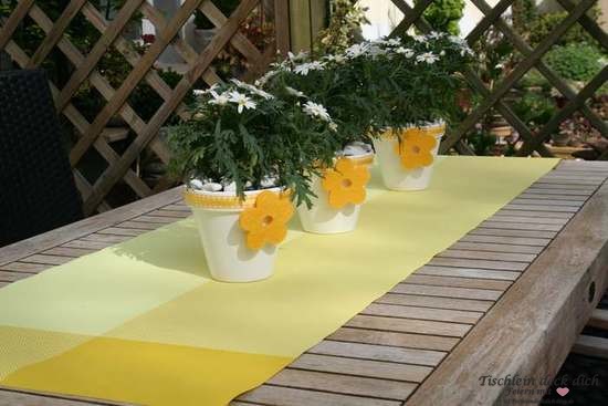 Tischläufer "Zarah" in gelb von Contento