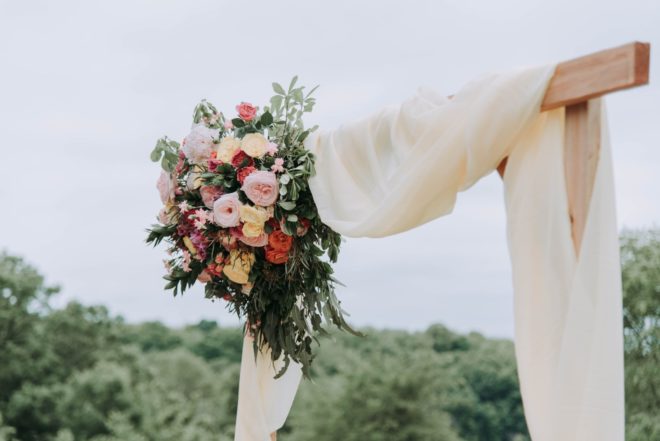 Garten dekorieren für die Hochzeit