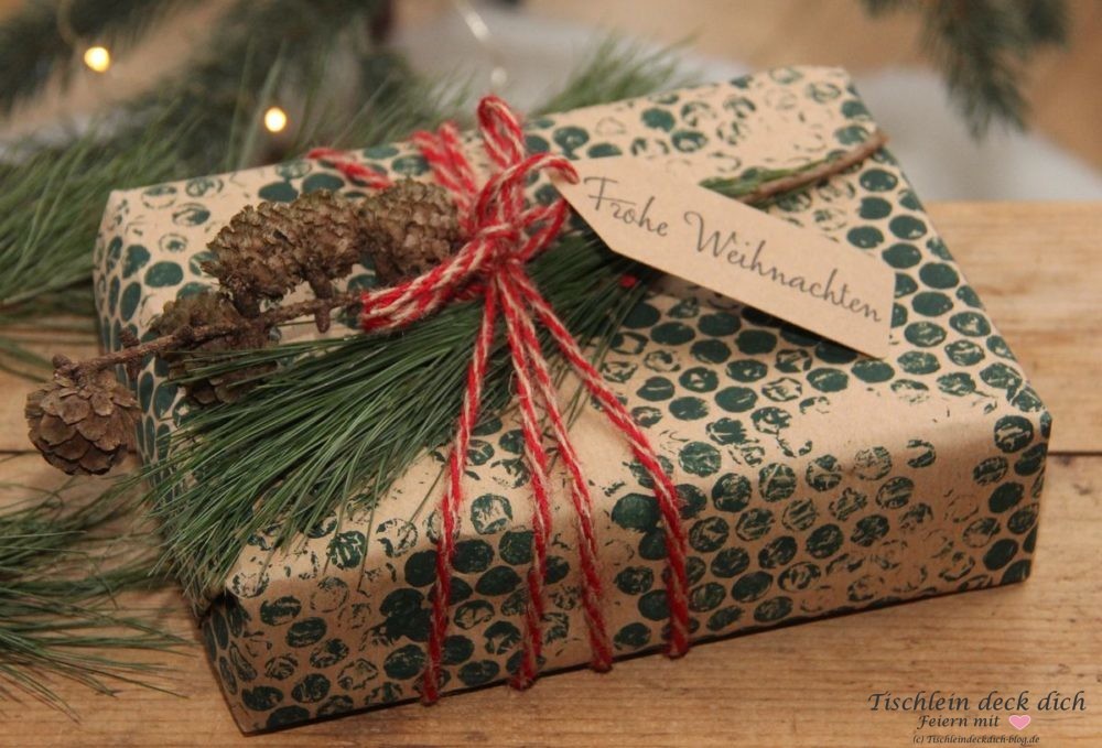 Geschenke In Packpapier Verpacken So Werden Sie Schön Weihnachtlich Tischlein Deck Dich 4543