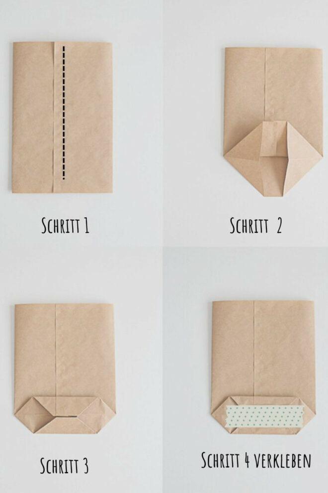 Anleitung Papiertüten falten