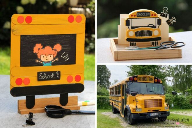 Schoolbus DIY zum Schulanfang