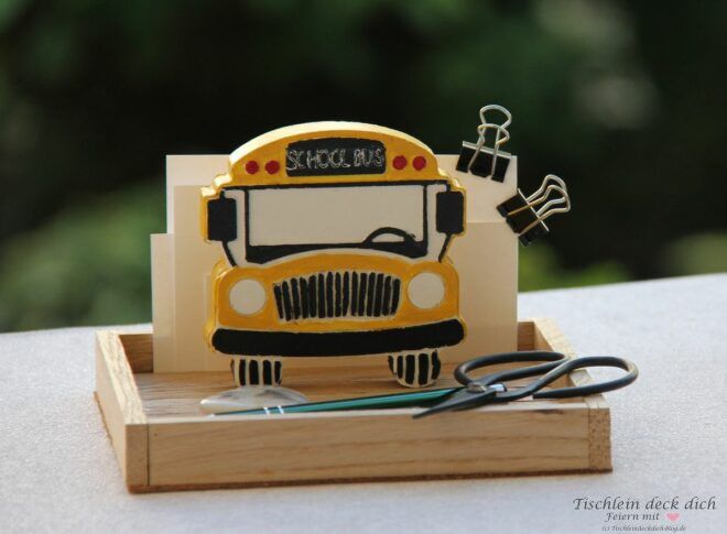 Schoolbus DIY zum Schulanfang